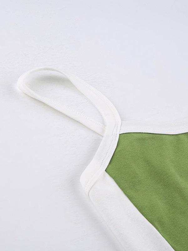 Contrast Trim Vintage Crop Cami Top Product Image