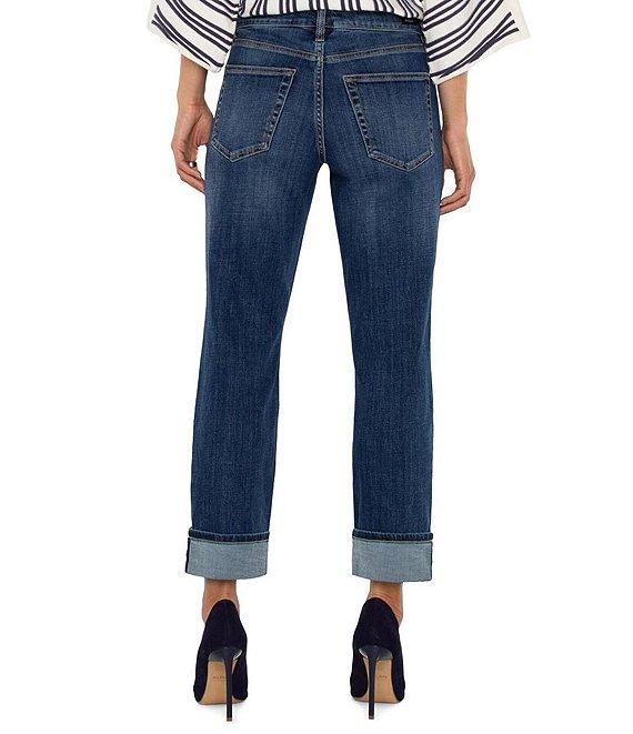 Liverpool Los Angeles Marley Girlfriend Cuffed Jeans Product Image