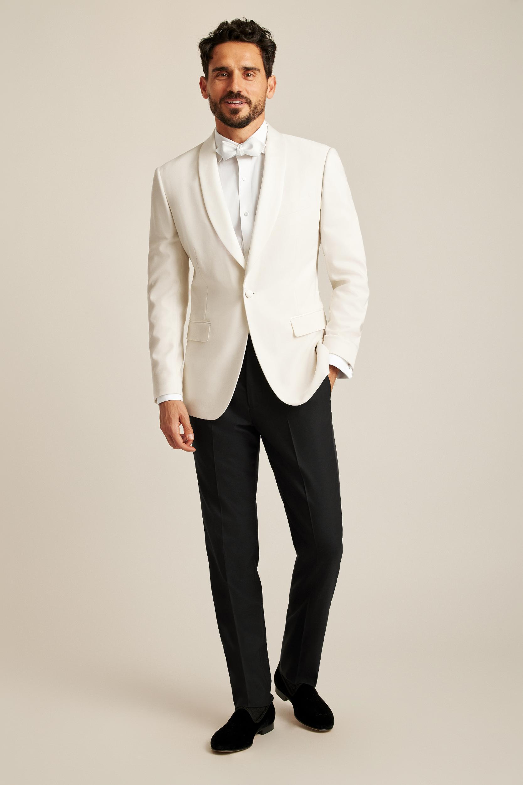 Empire Stretch Italian Wool Tuxedo Jacket Product Image