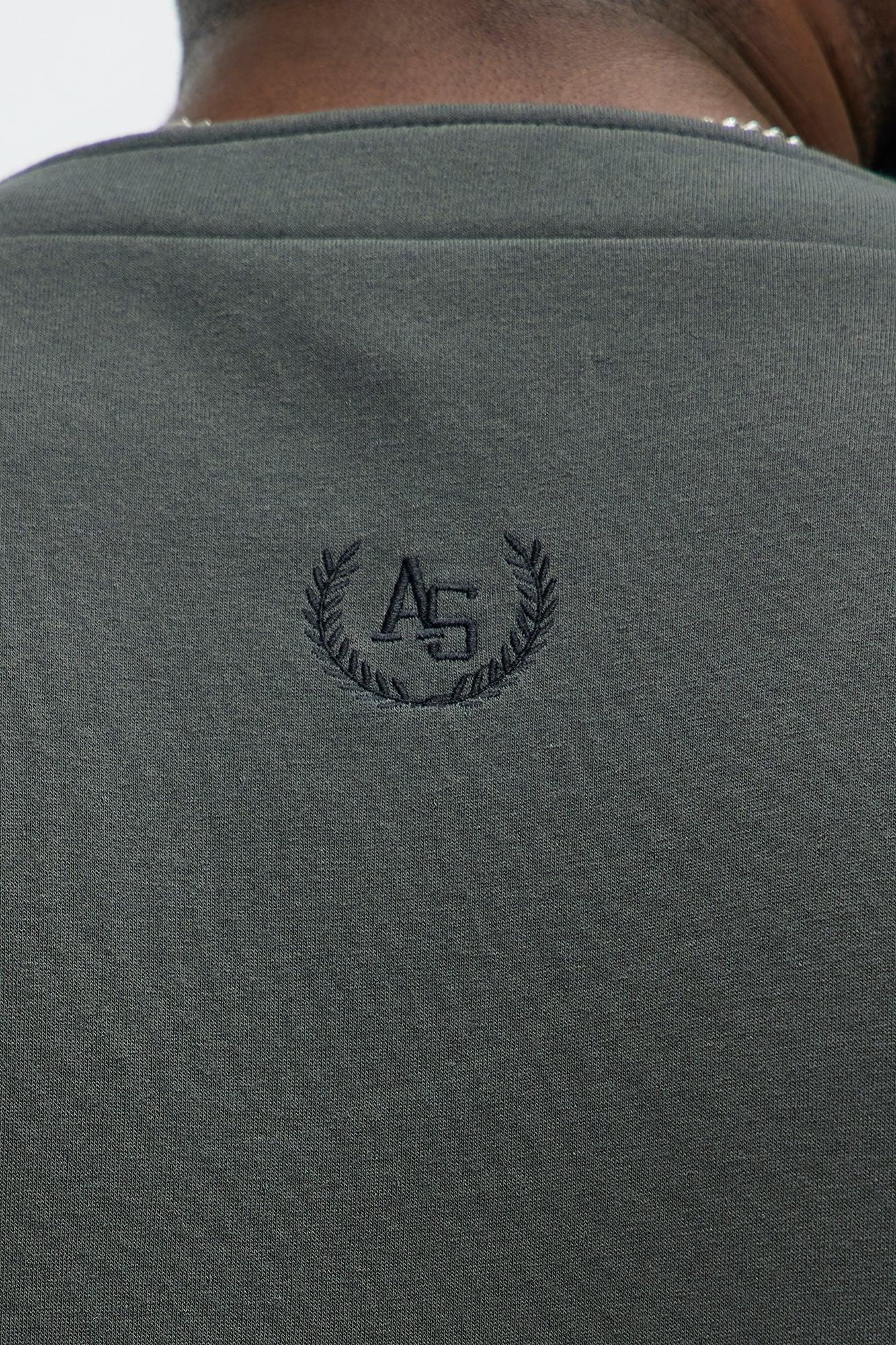 Athletics Sports Club Short Sleeve Henley - Black Product Image
