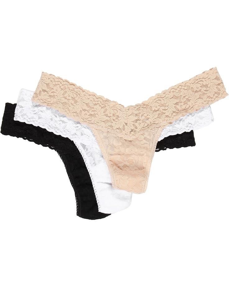 Signature Lace Printed Original Rise Thong Product Image