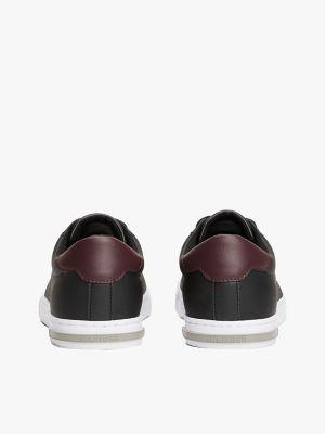 Low Cut Logo Leather Mix Sneaker Product Image