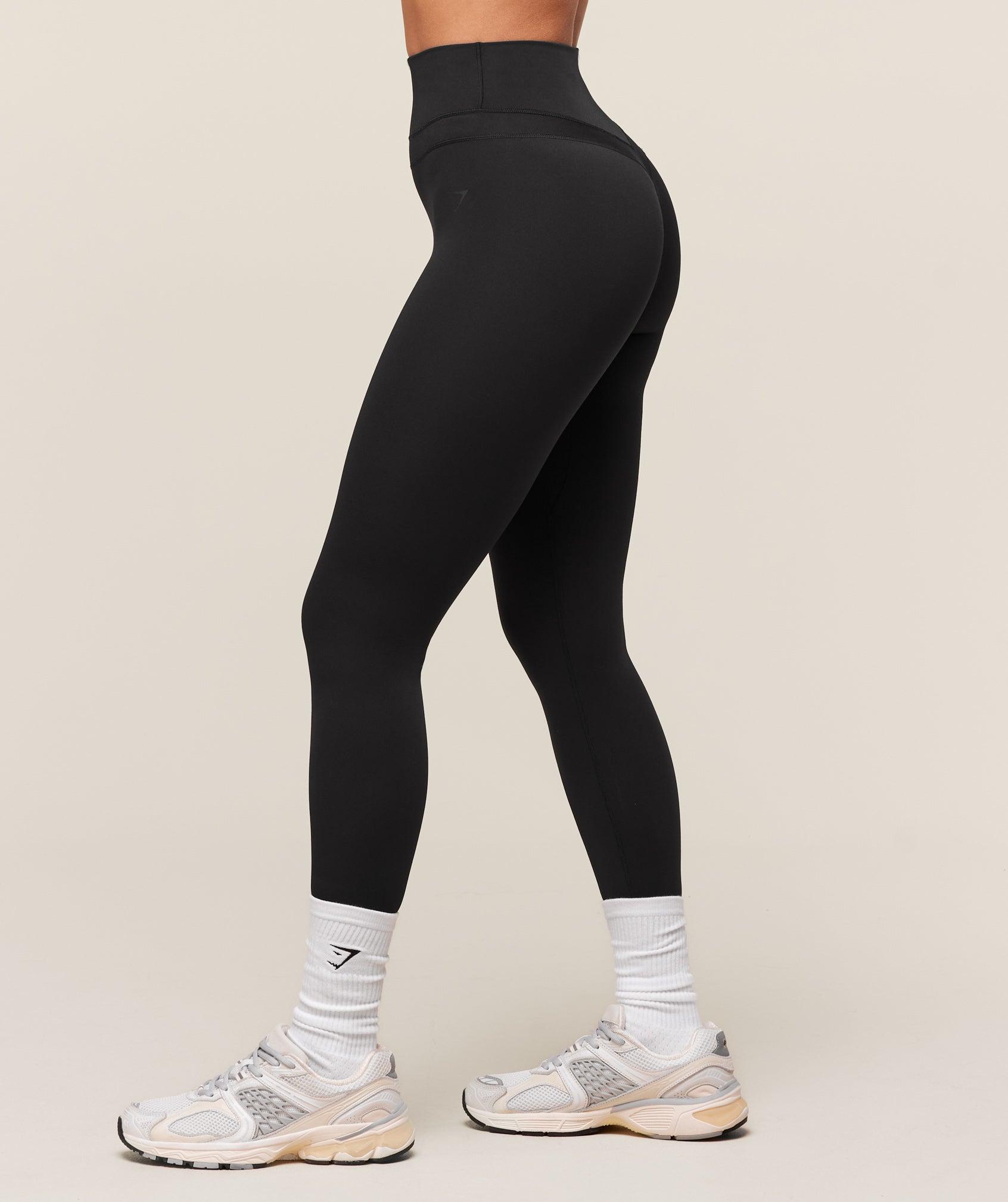 Gymshark Whitney Leggings - Black Female Product Image