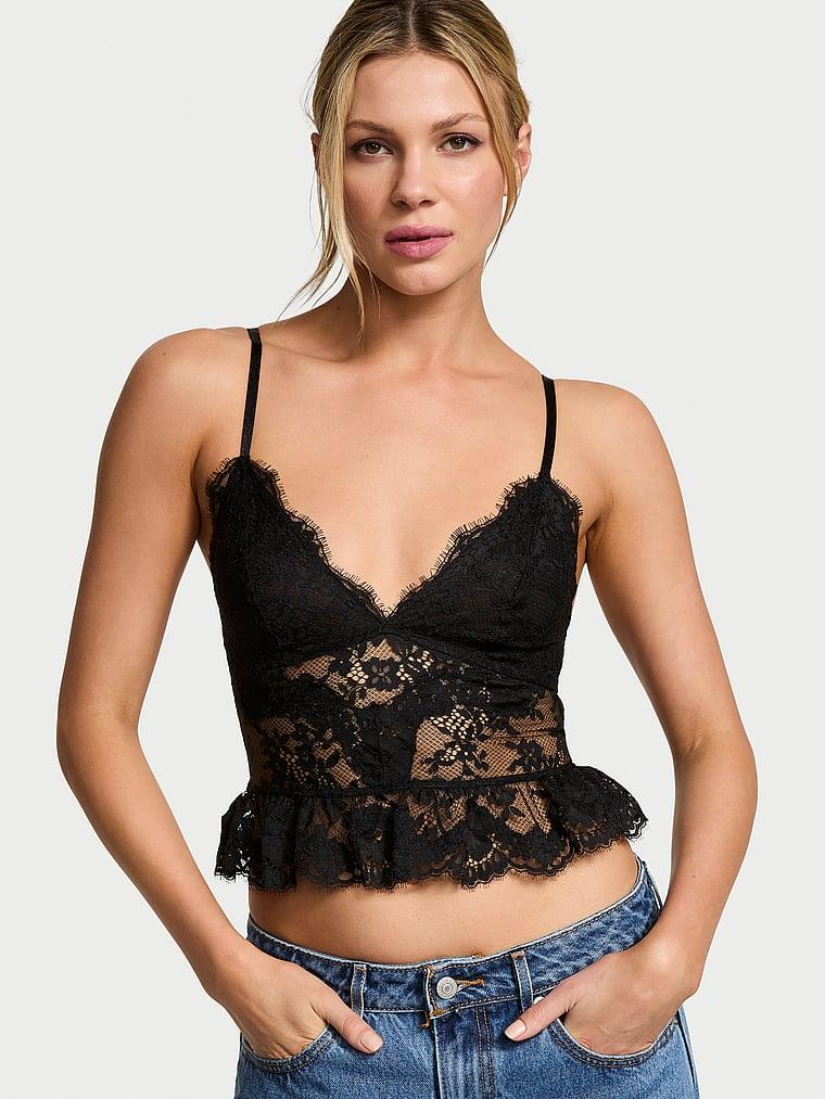 Dare to Dream Lace Flounce Bra Top Product Image