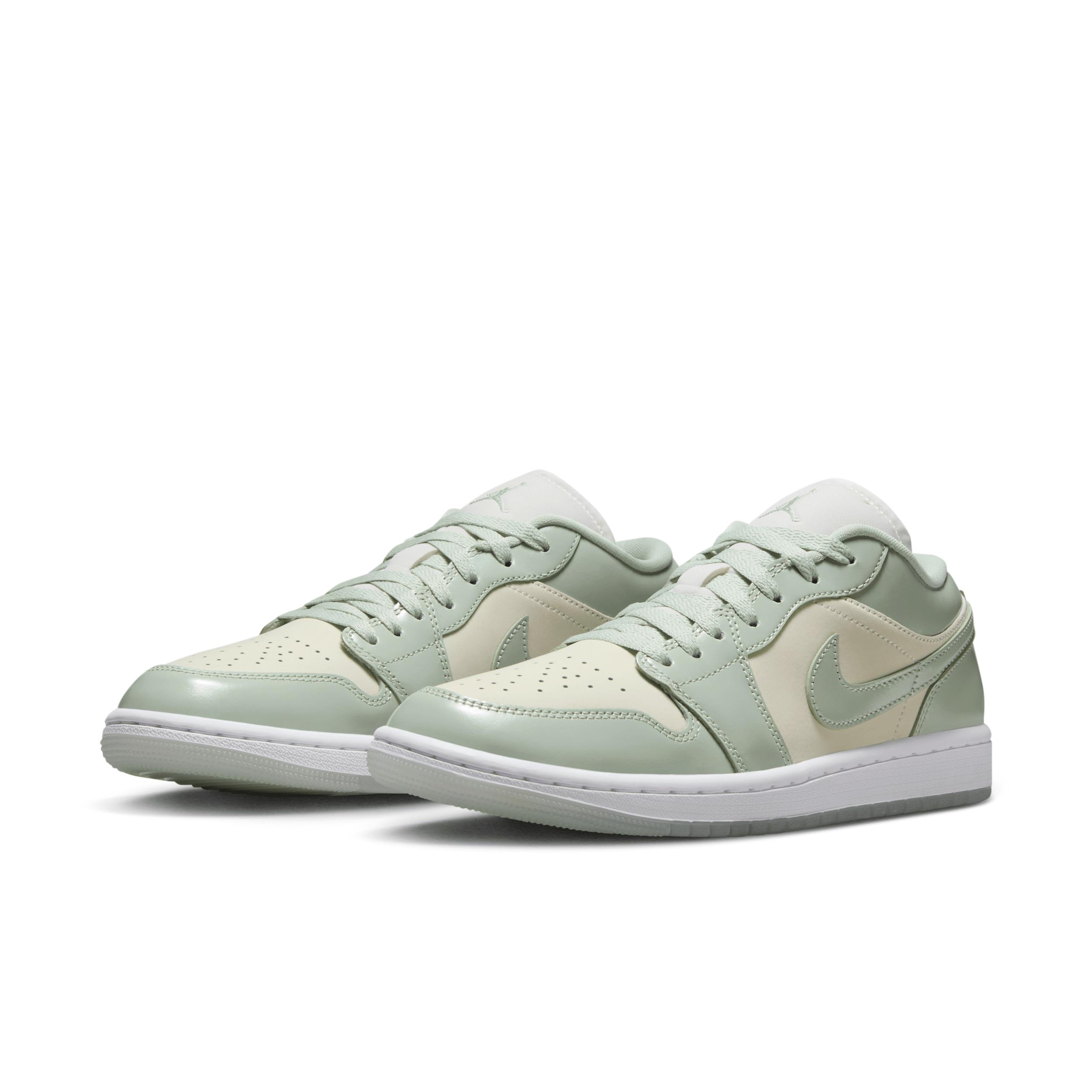 Jordan Womens Jordan AJ 1 Low - Womens Basketball Shoes Sail/Seafoam Product Image