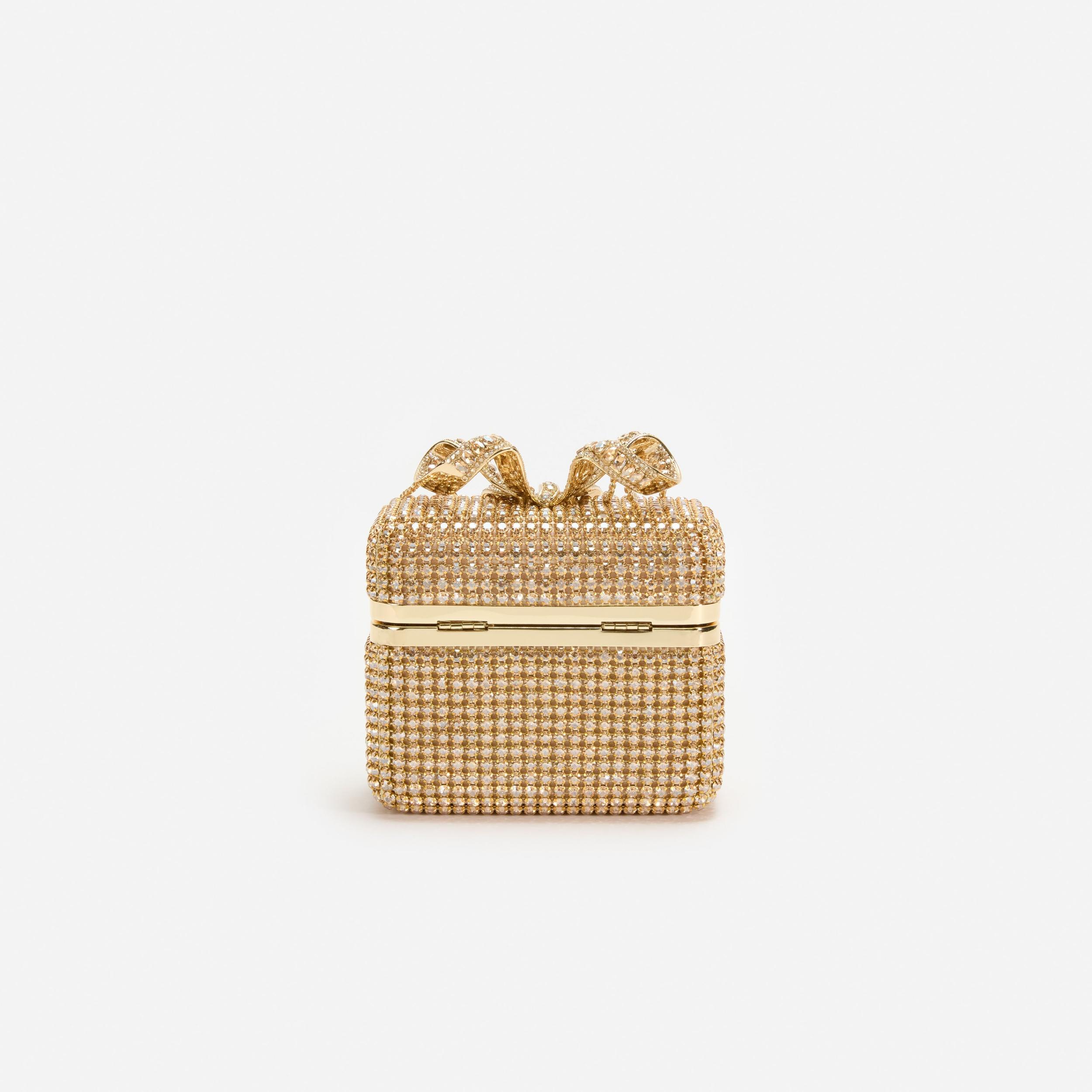 Gold Crystal Vanity Case Product Image