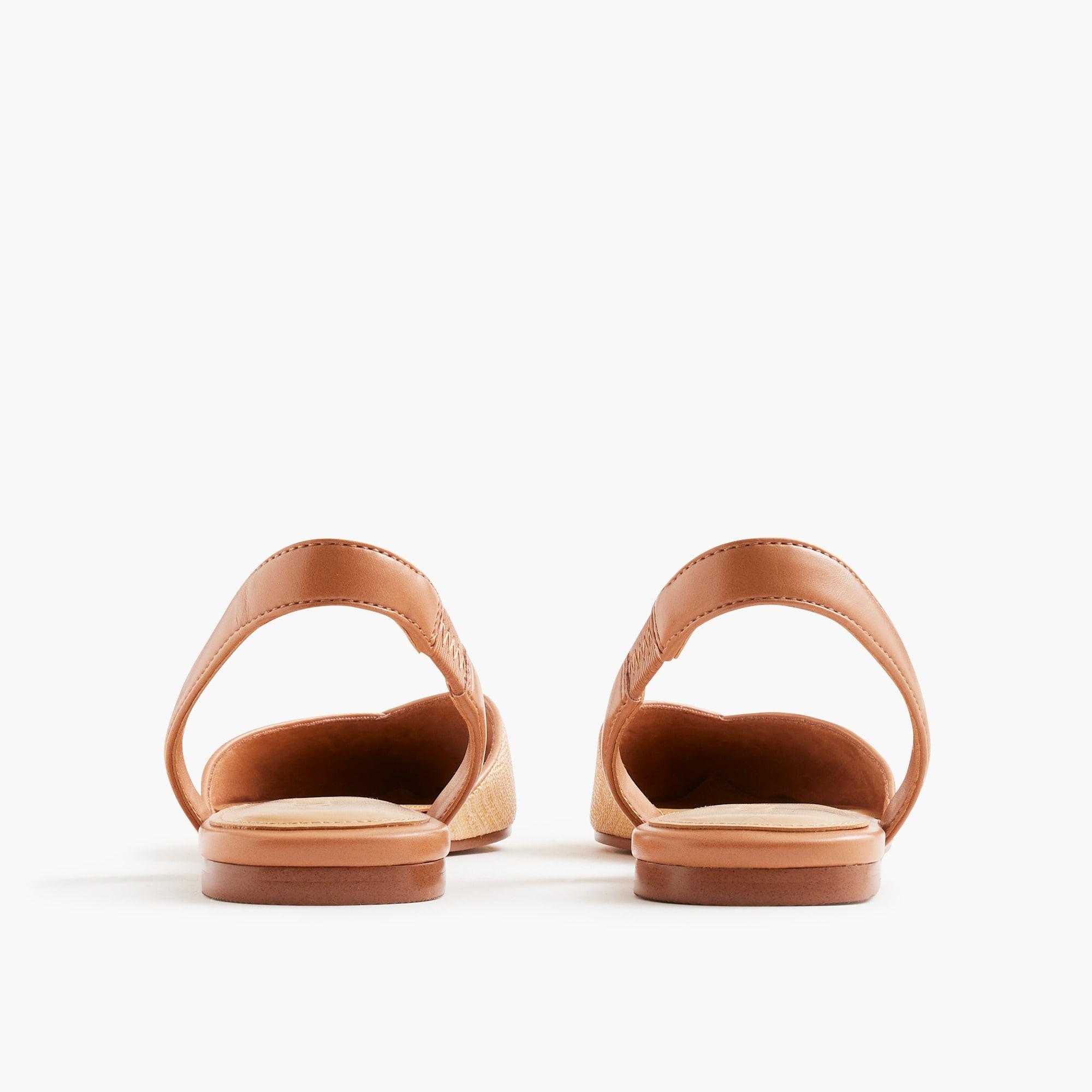 Woven slingback flats Product Image