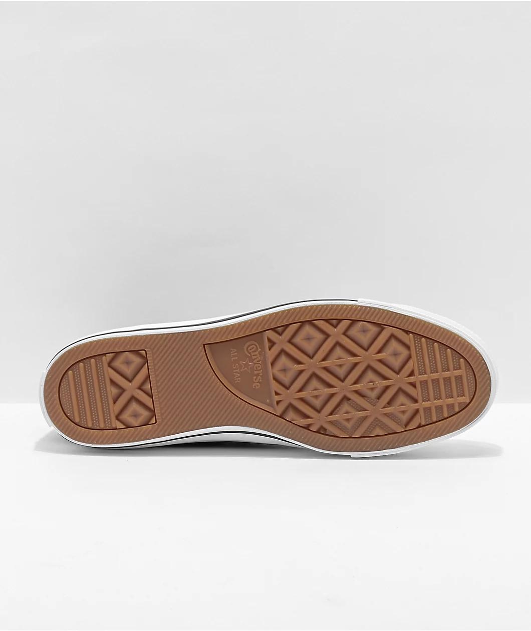 Converse Chuck Taylor All Star Pro Hi Black & White Suede Skate Shoes Product Image