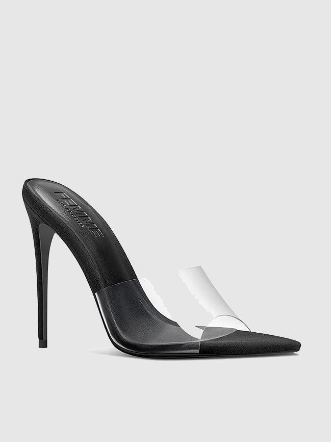 Gianni Suede Mule - Noche Product Image