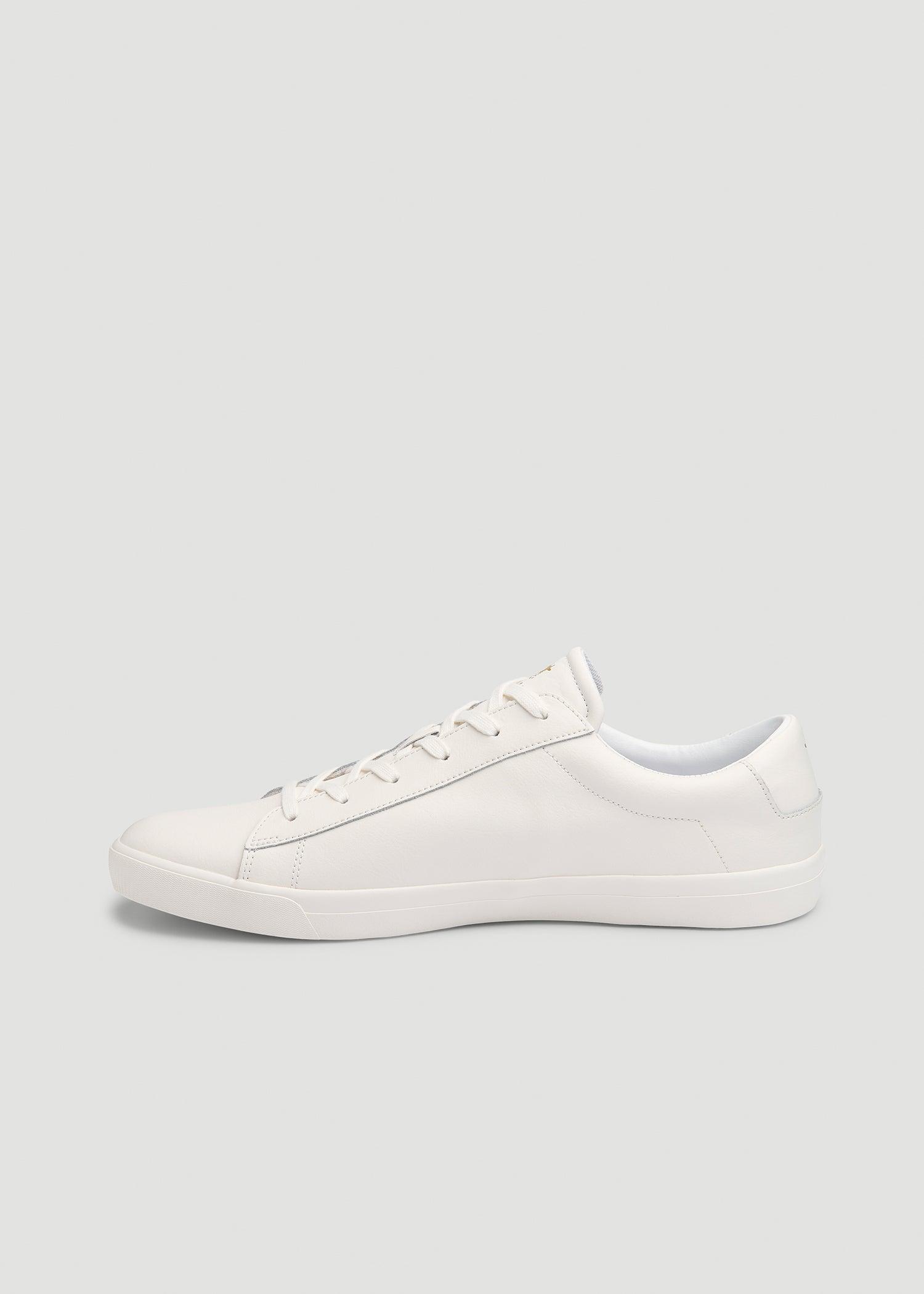 Tennis Sneaker for Tall Men in White Male Product Image