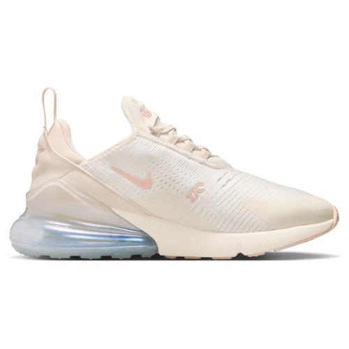 Nike Womens Nike Air Max 270 - Womens Running Shoes Soft Pearl/Washed Coral/Pearl White Product Image