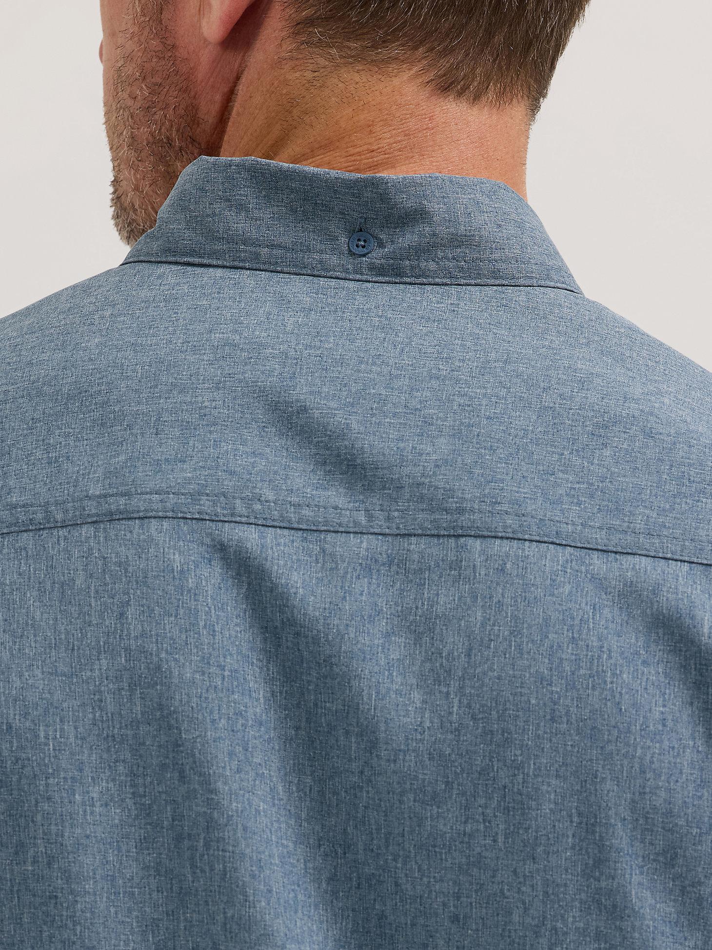 Wrangler® RIGGS Workwear® Long Sleeve Vented Solid Work Shirt | Men's SHIRTS | Wrangler® Product Image