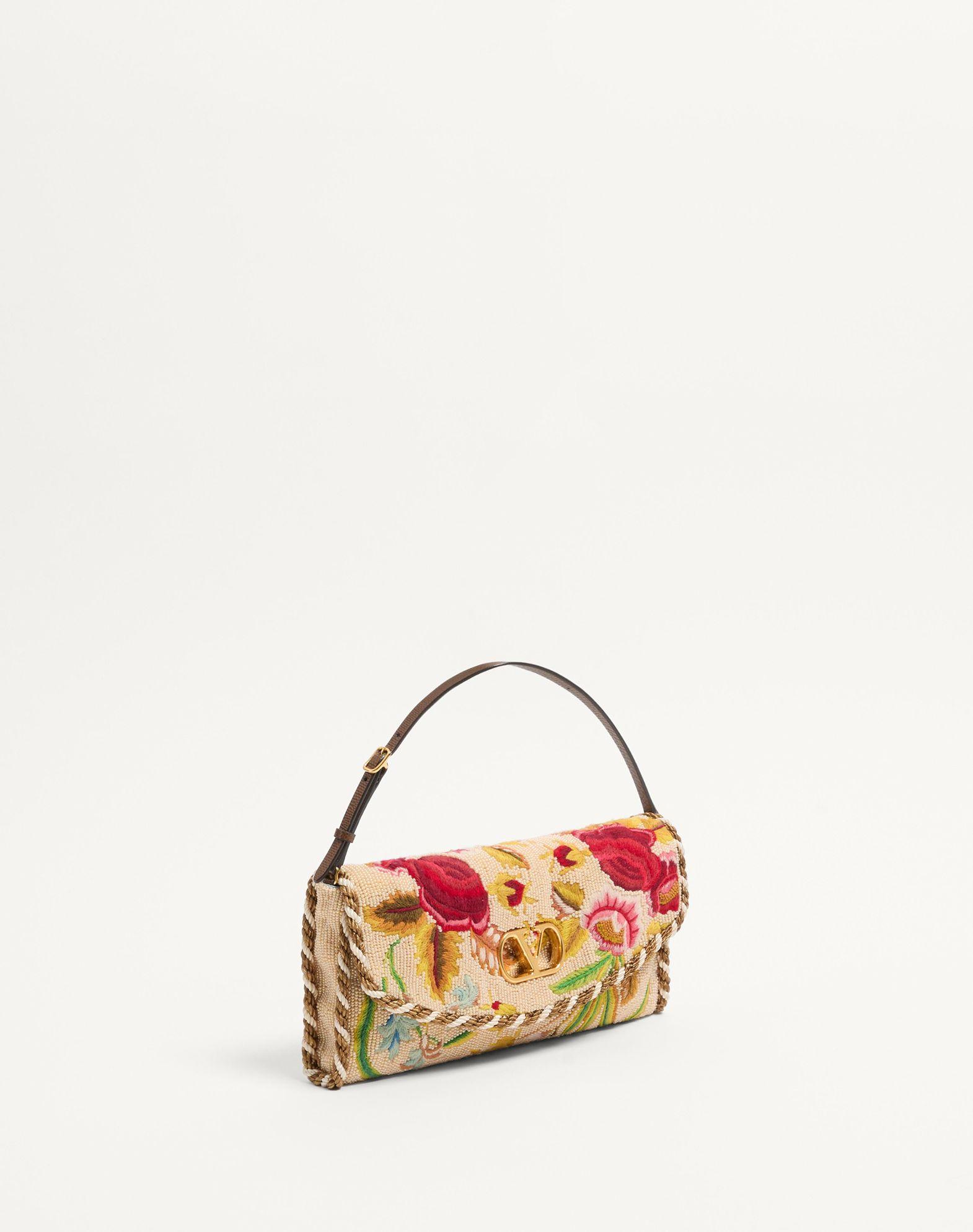 Valentino Garavani Vain Soft Embroidered Small Shoulder Bag Product Image