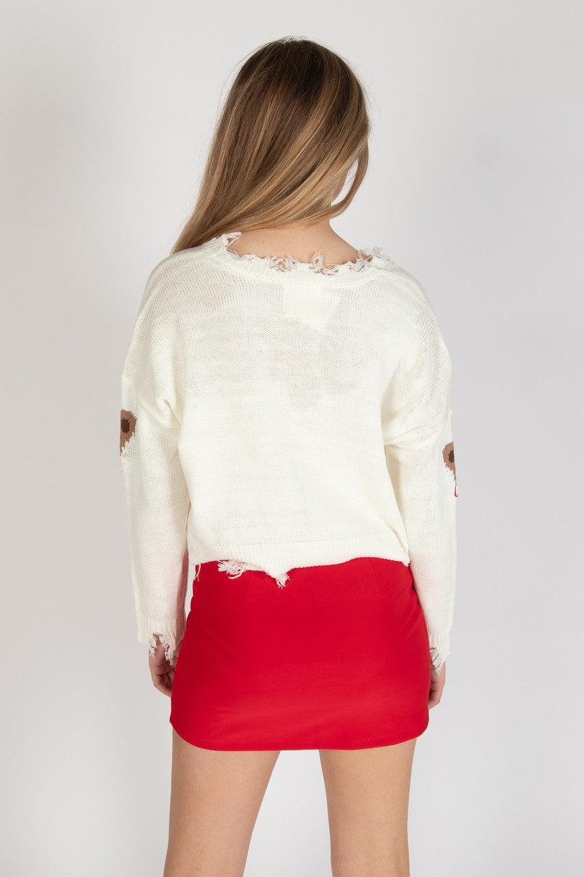 Cozy Bears Distressed Sweater Product Image