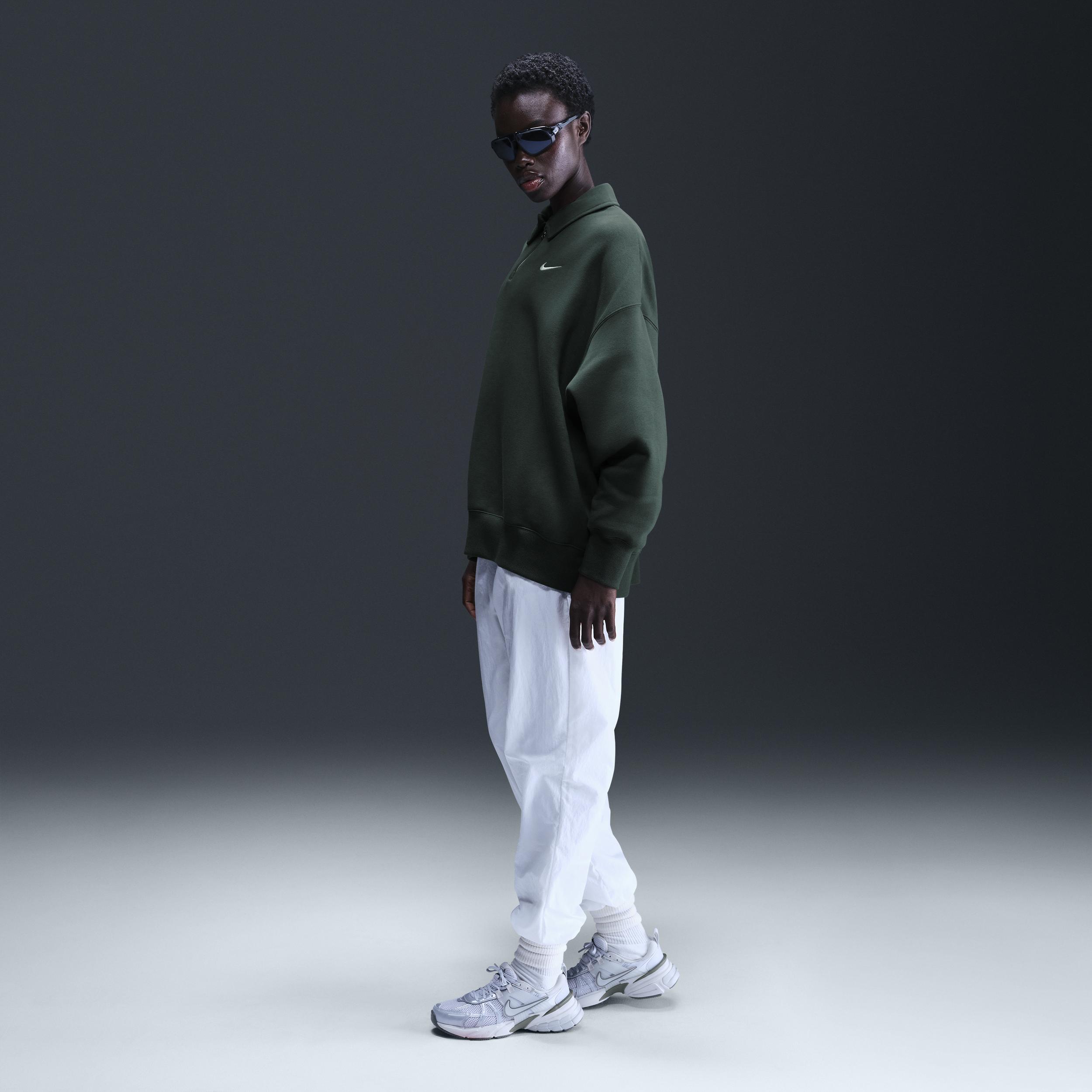 Women's Nike Sportswear Phoenix Fleece Oversized 1/4-Zip Polo Product Image