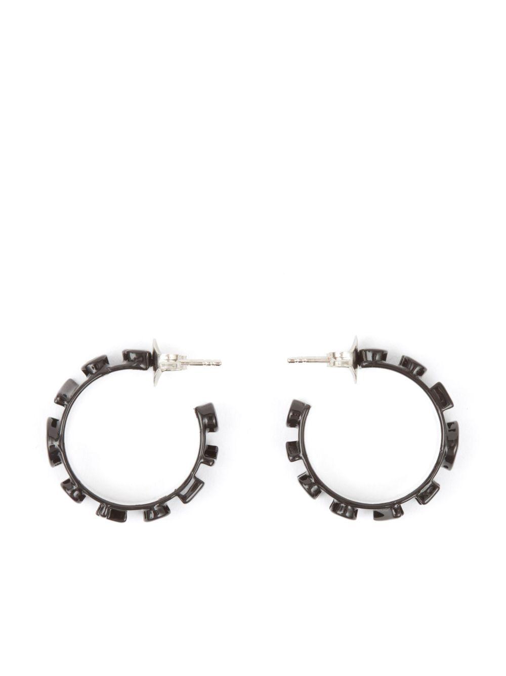 Numeric hoop earrings Product Image