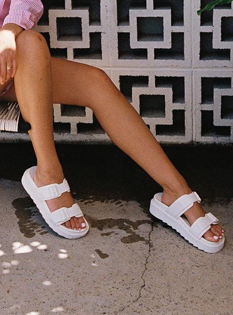 Ma Belle Sandals All White Product Image