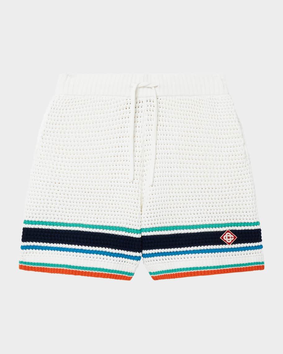 Men's Tennis Crochet-Effect Shorts Product Image