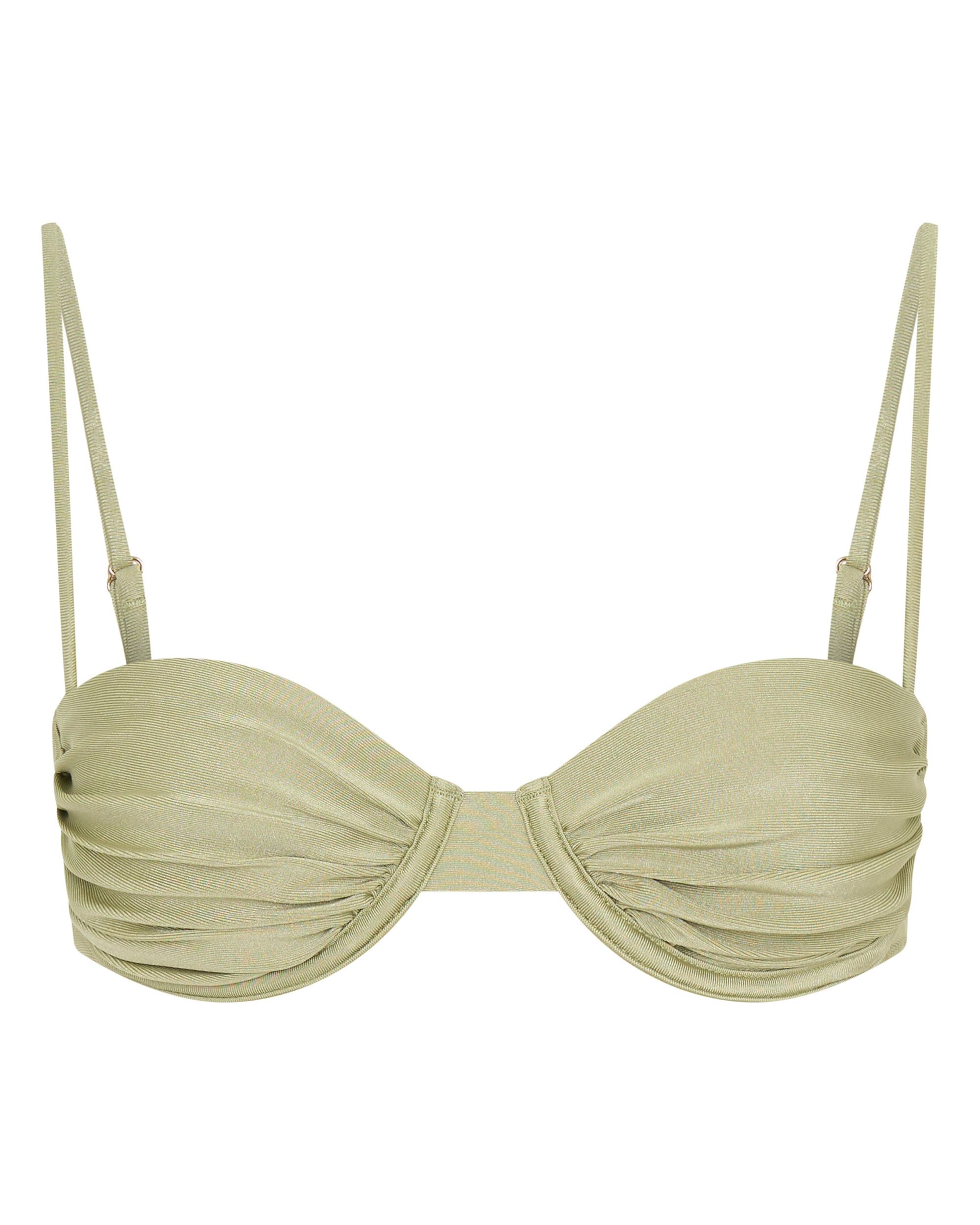 La Pelosa Bikini Top Olive Product Image