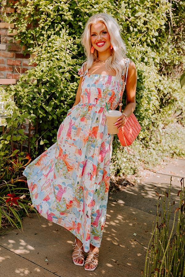 Shine The Light Smocked Midi Product Image