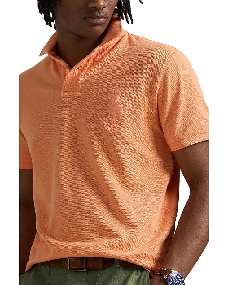 Men's Polo Ralph Lauren Custom Slim Fit Big Pony Mesh Polo Shirt Product Image