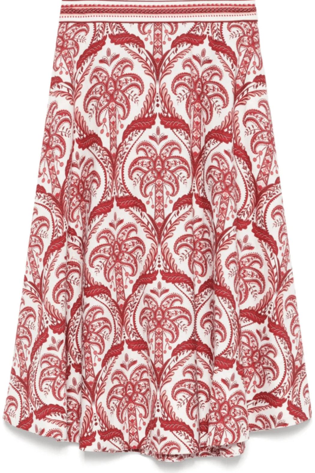 Tropical Midi Skirt Product Image