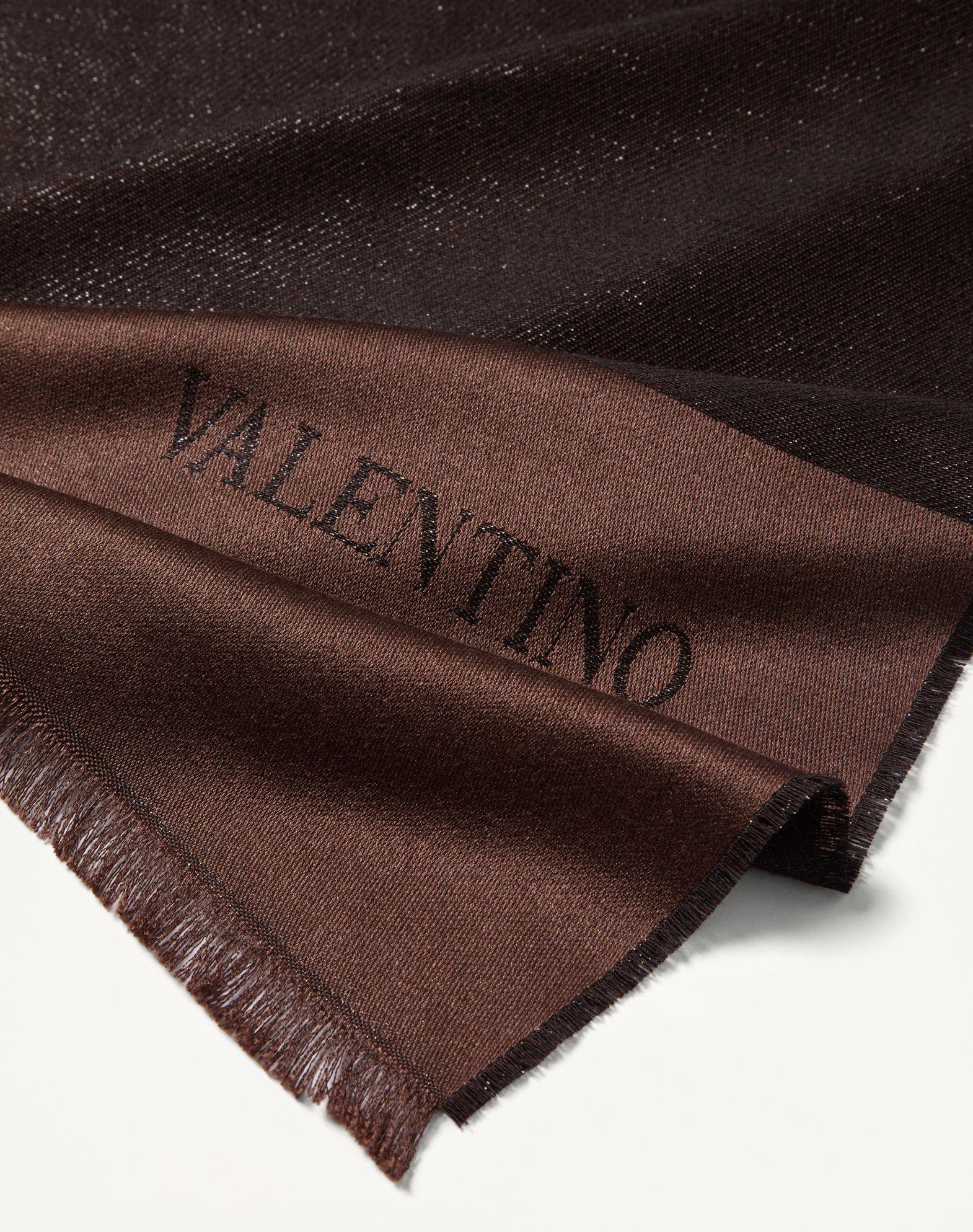Valentino Lurex Stole In Silk And Cashmere  Product Image