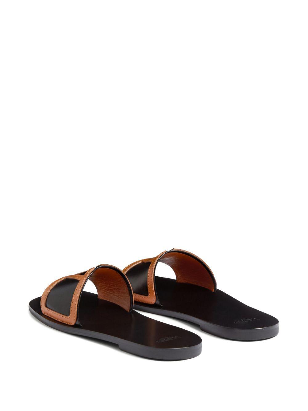 VALENTINO GARAVANI Viva Superstar Slide Sandal In Nappa Leather In Black Product Image