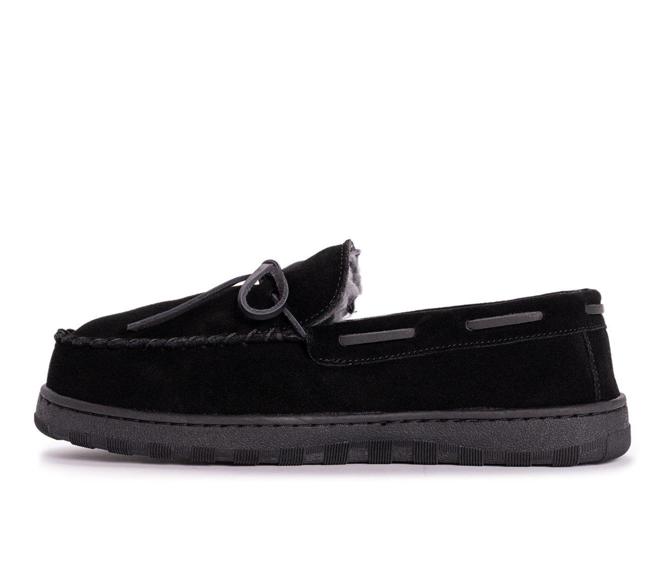 MUK LUKS Men's Paul Printed Berber Suede Moccasins Product Image