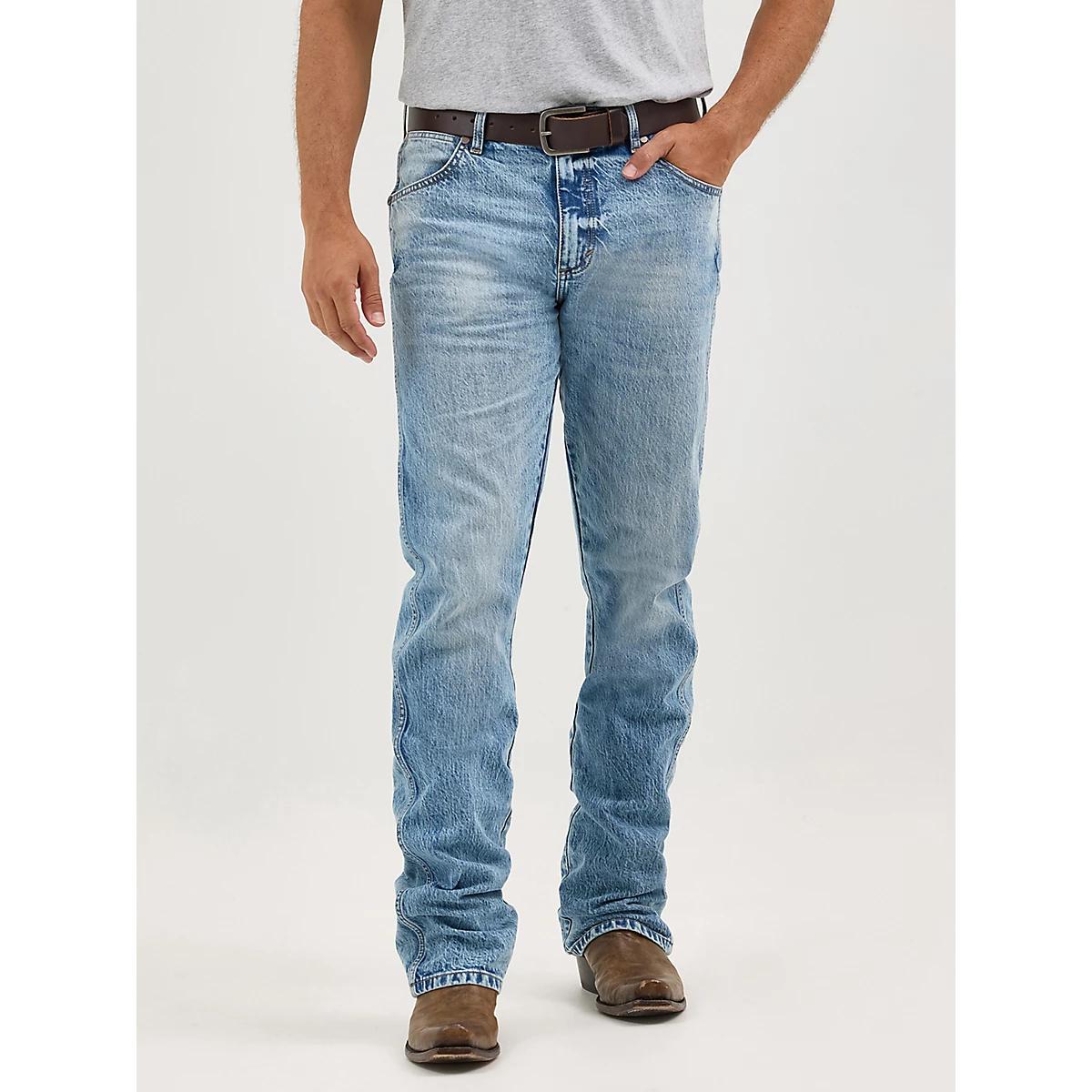 Men's Wrangler Retro® Slim Fit Bootcut Jean in Jones Product Image