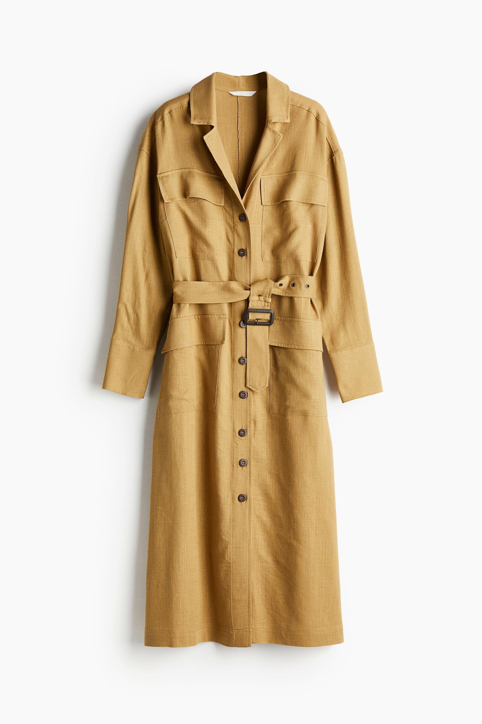 Shirt Dress with Belt Product Image