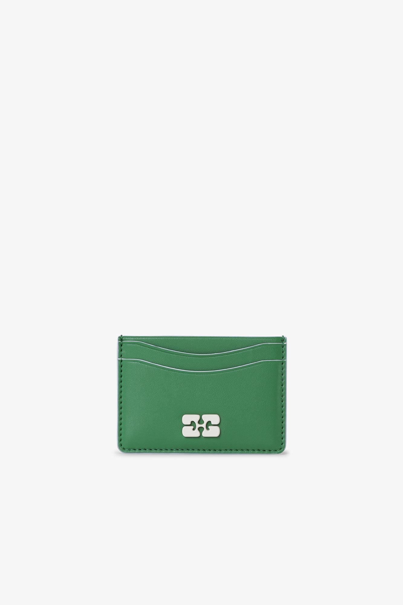 Green GANNI Bou Card Holder Product Image