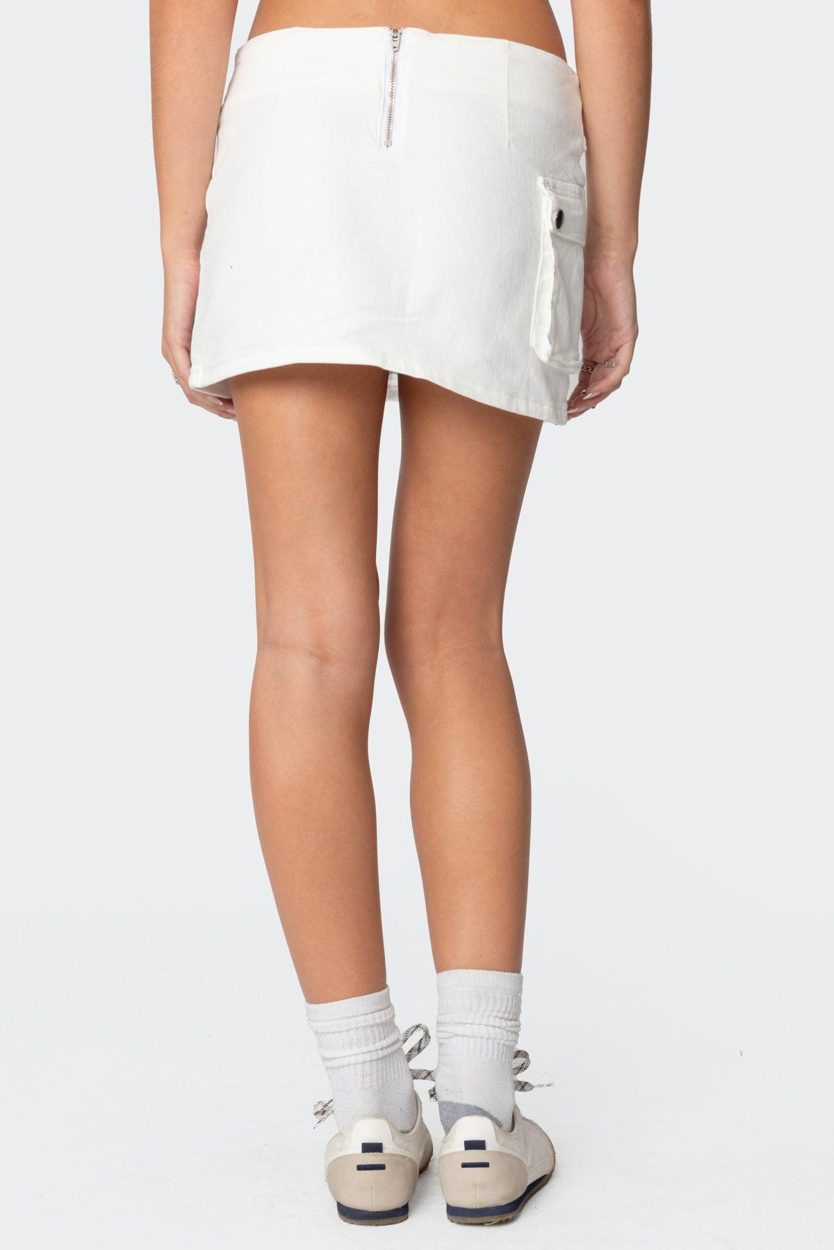 Roux Belted Mini Skirt Product Image