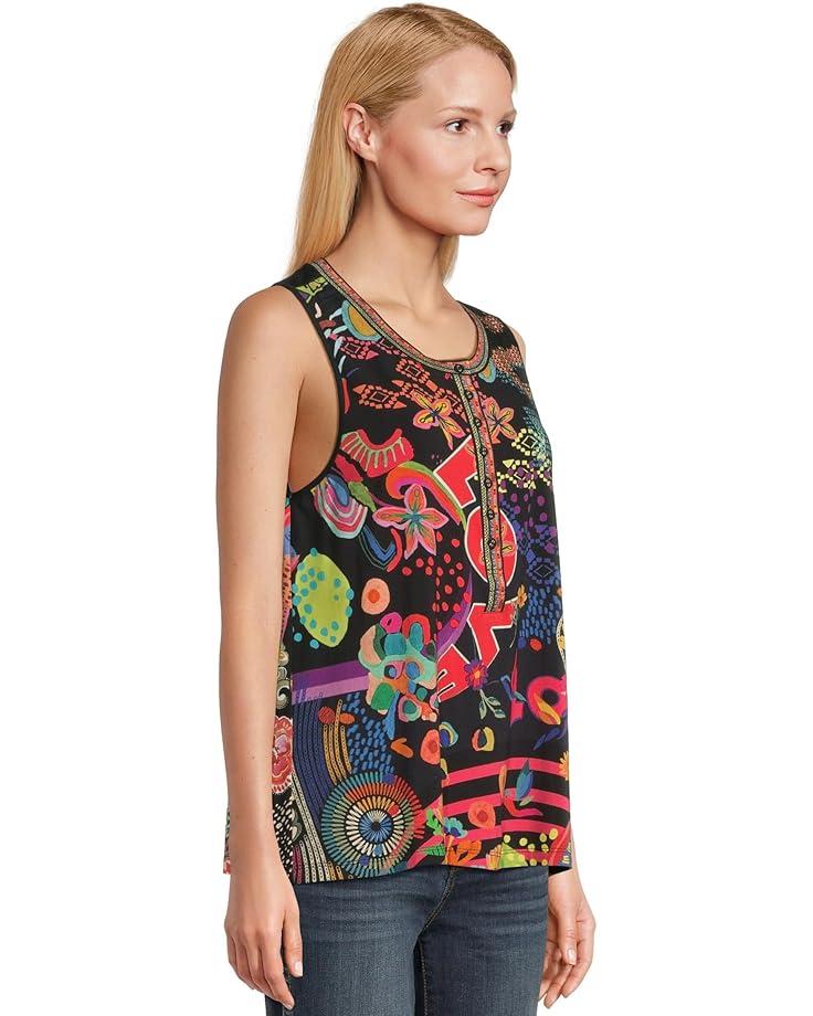 The Janie Favorite Short Sleeve Henley Tee Product Image