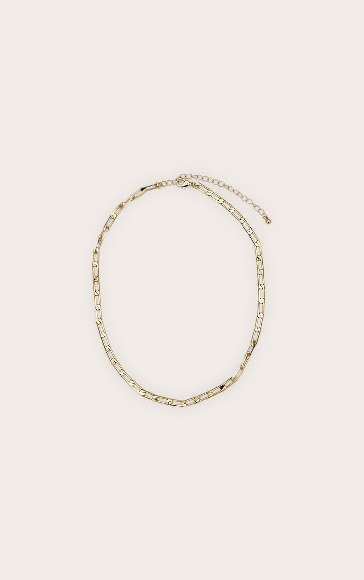 Real Gold Plated Long Link Necklace Product Image