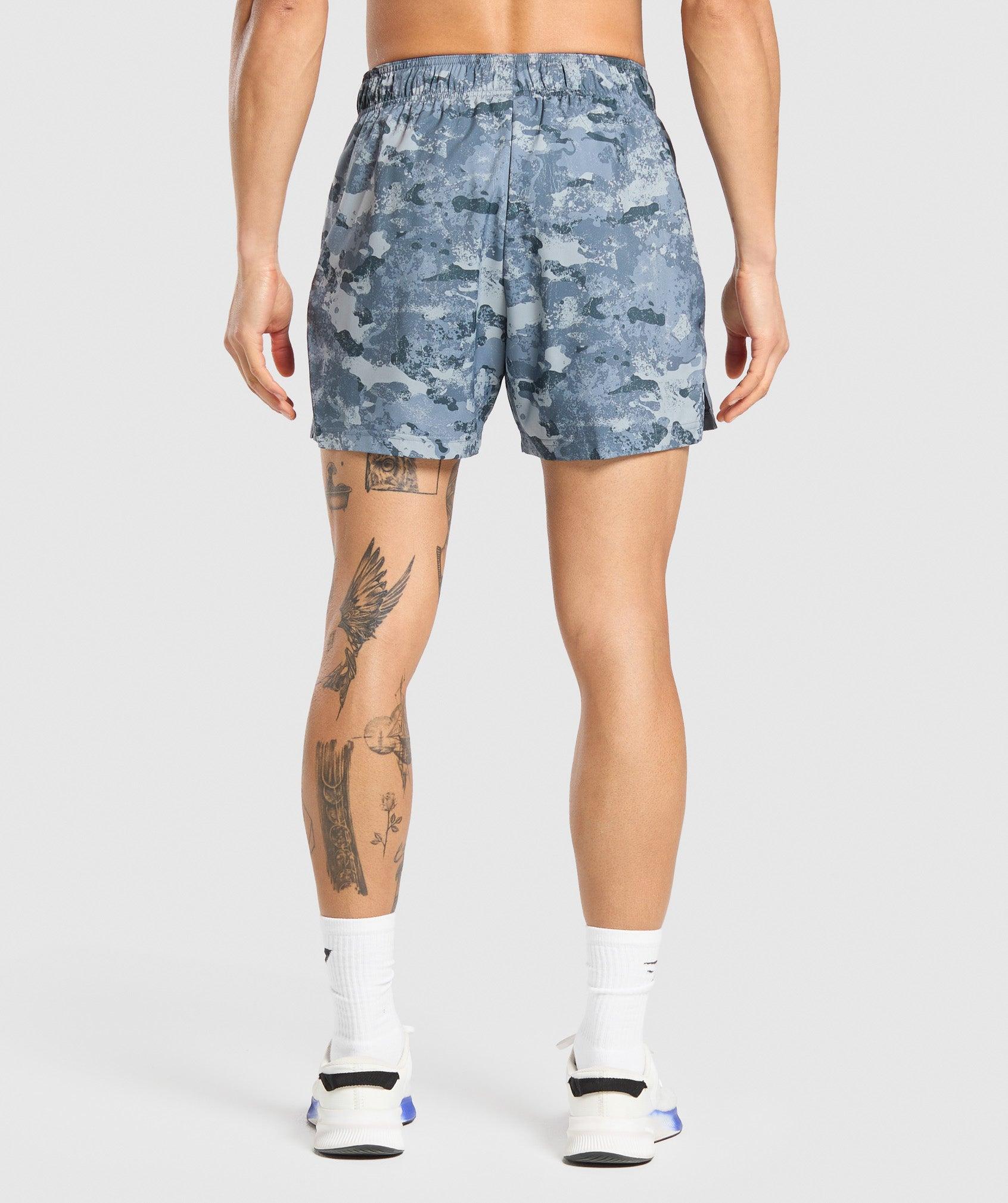 Gymshark Sport 5" Shorts - Denim Grey/Iron Blue Male Product Image