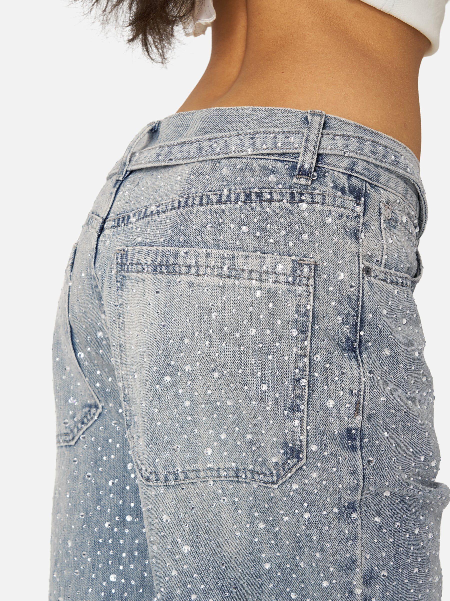 Aelfric Eden Rhinestone Baggy Jeans Product Image