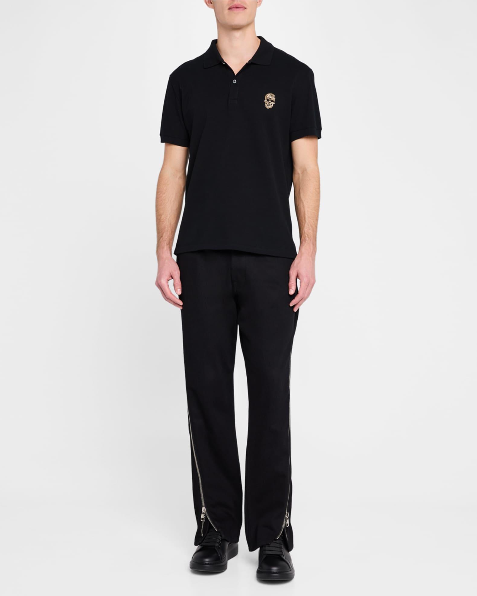 Mens Oversized Leather Platform Sneakers Product Image