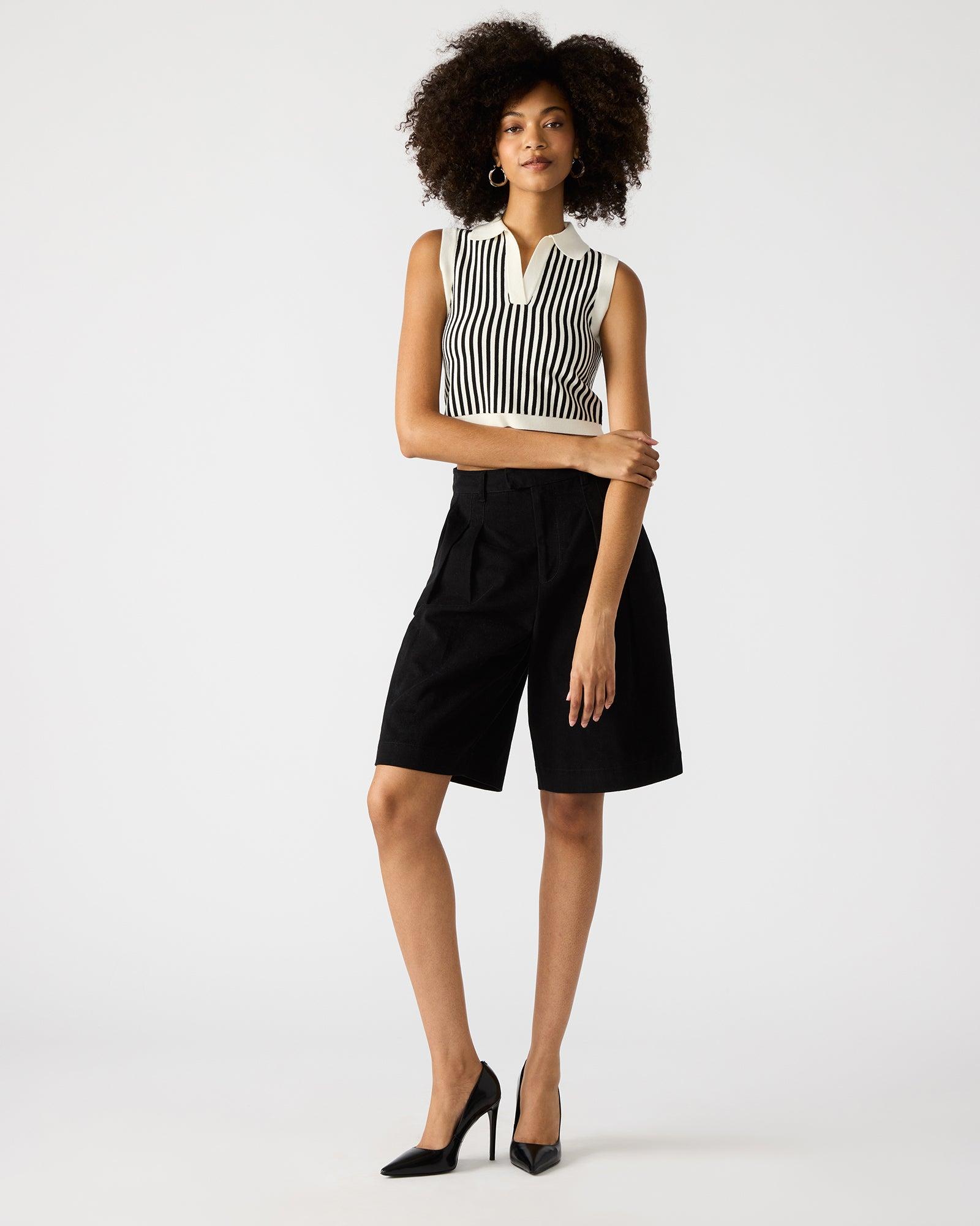 AMERY SWEATER BLACK/WHITE Female Product Image