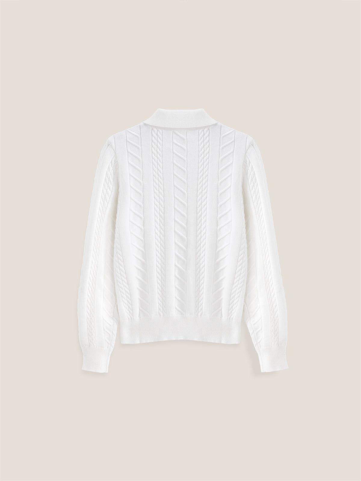 Aelfric Eden Essential Polo Cherry Sweater Product Image