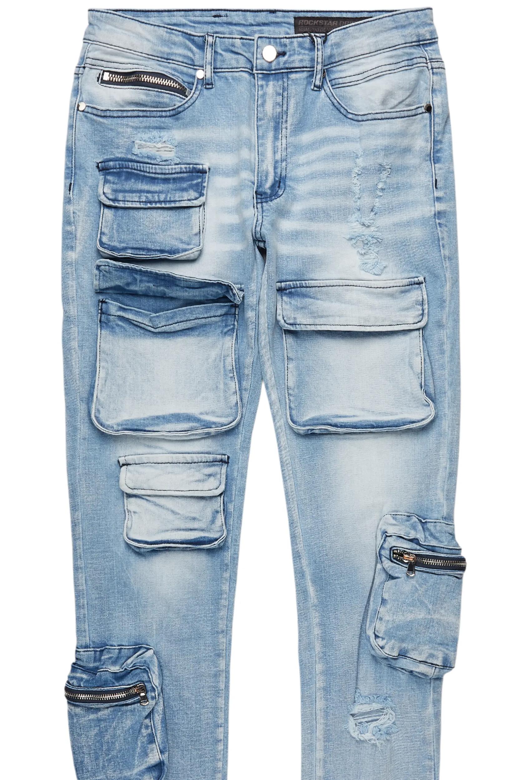 Korol Blue Skinny Fit Jean Male Product Image