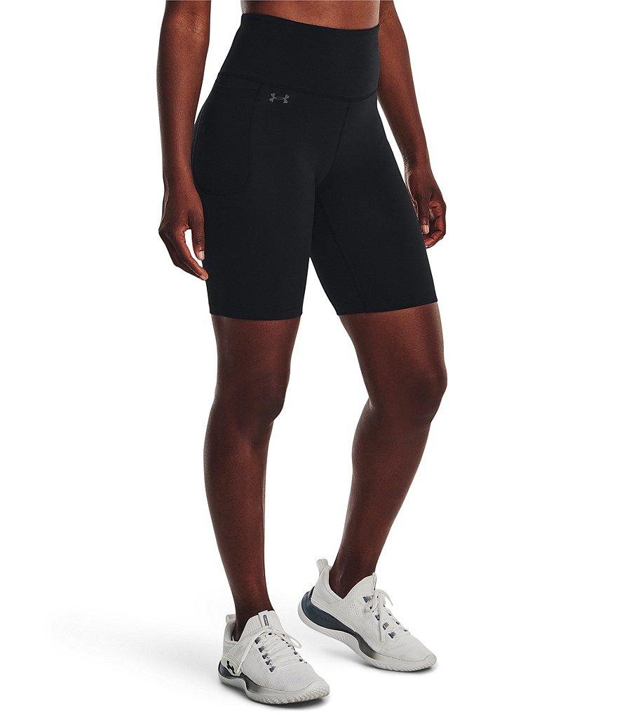 Under Armour Solid Motion High Waist Pull-On Bike Shorts Product Image