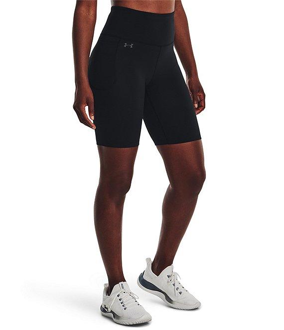 Under Armour Solid Motion High Waist Pull-On Bike Shorts Product Image