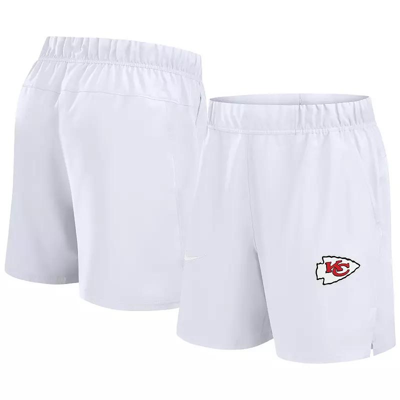 Men's Nike White Kansas City Chiefs Blitz Victory Performance Shorts,  Product Image