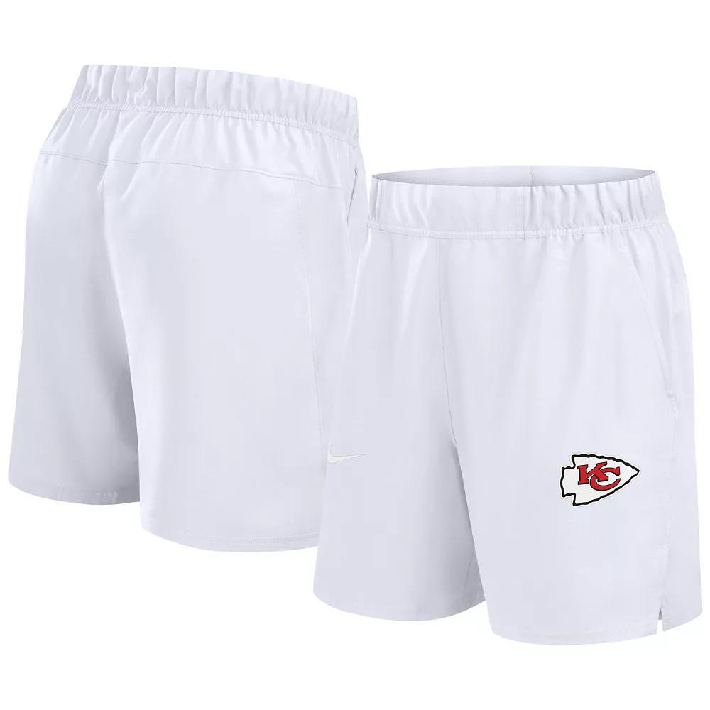 Men's Nike White Kansas City Chiefs Blitz Victory Performance Shorts,  Product Image