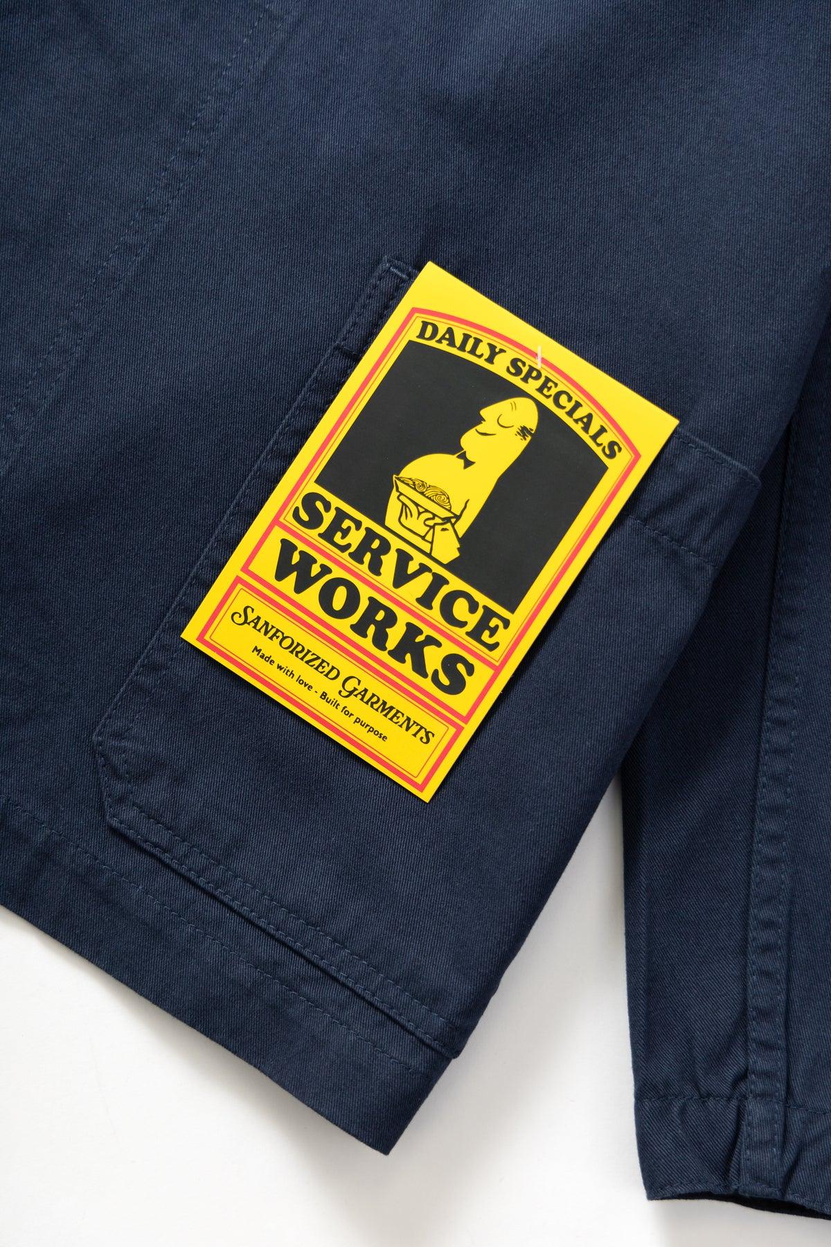 Drill Server Suit Jacket - Navy Product Image