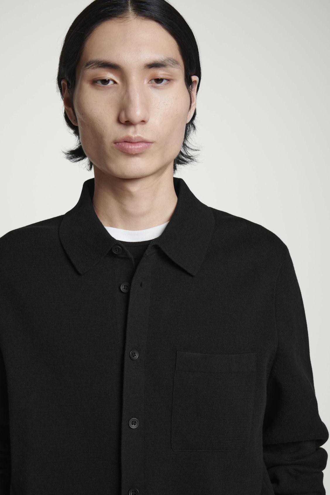 MILANO-KNIT COTTON SHIRT Product Image