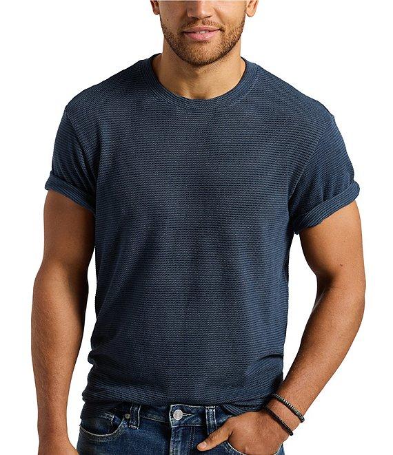Buffalo David Bitton Karlton Textured Knit Crewneck T-Shirt Product Image