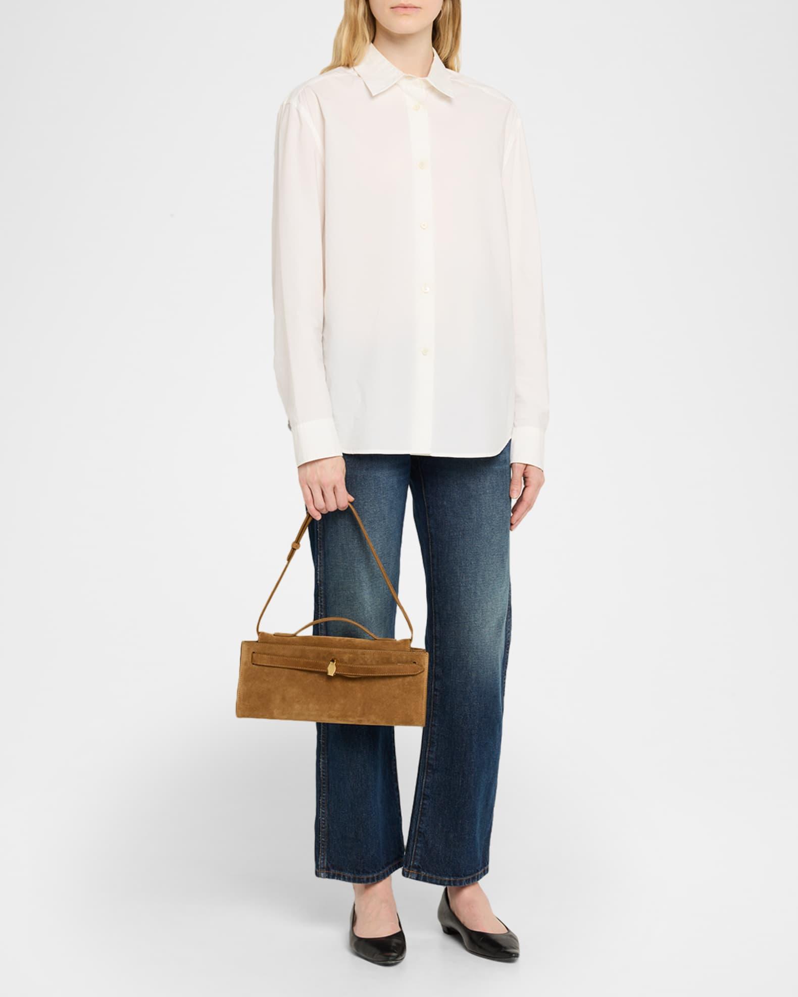 Boxy Suede Shoulder Bag Product Image
