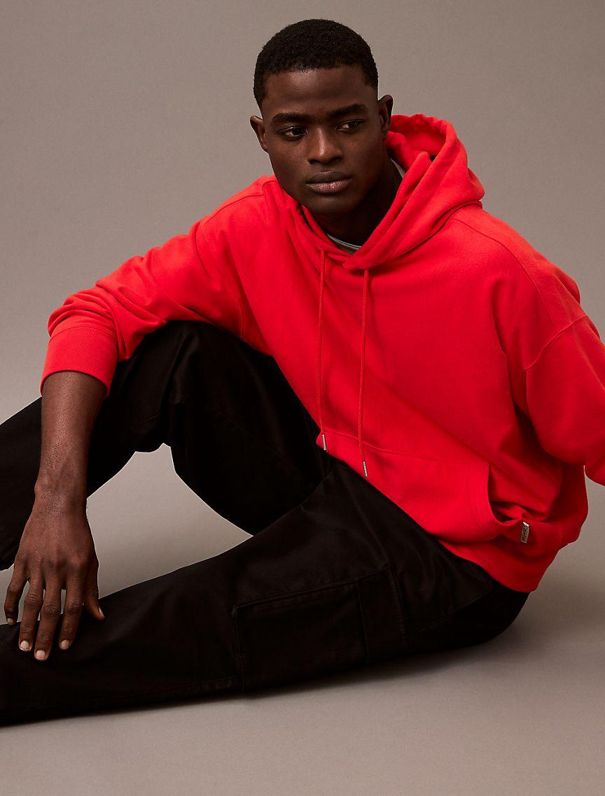 Cotton Blend Straight Fit Cargo Pants Product Image